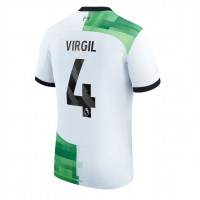 Liverpool Virgil van Dijk #4 Fotballklær Bortedrakt 2023-24 Kortermet